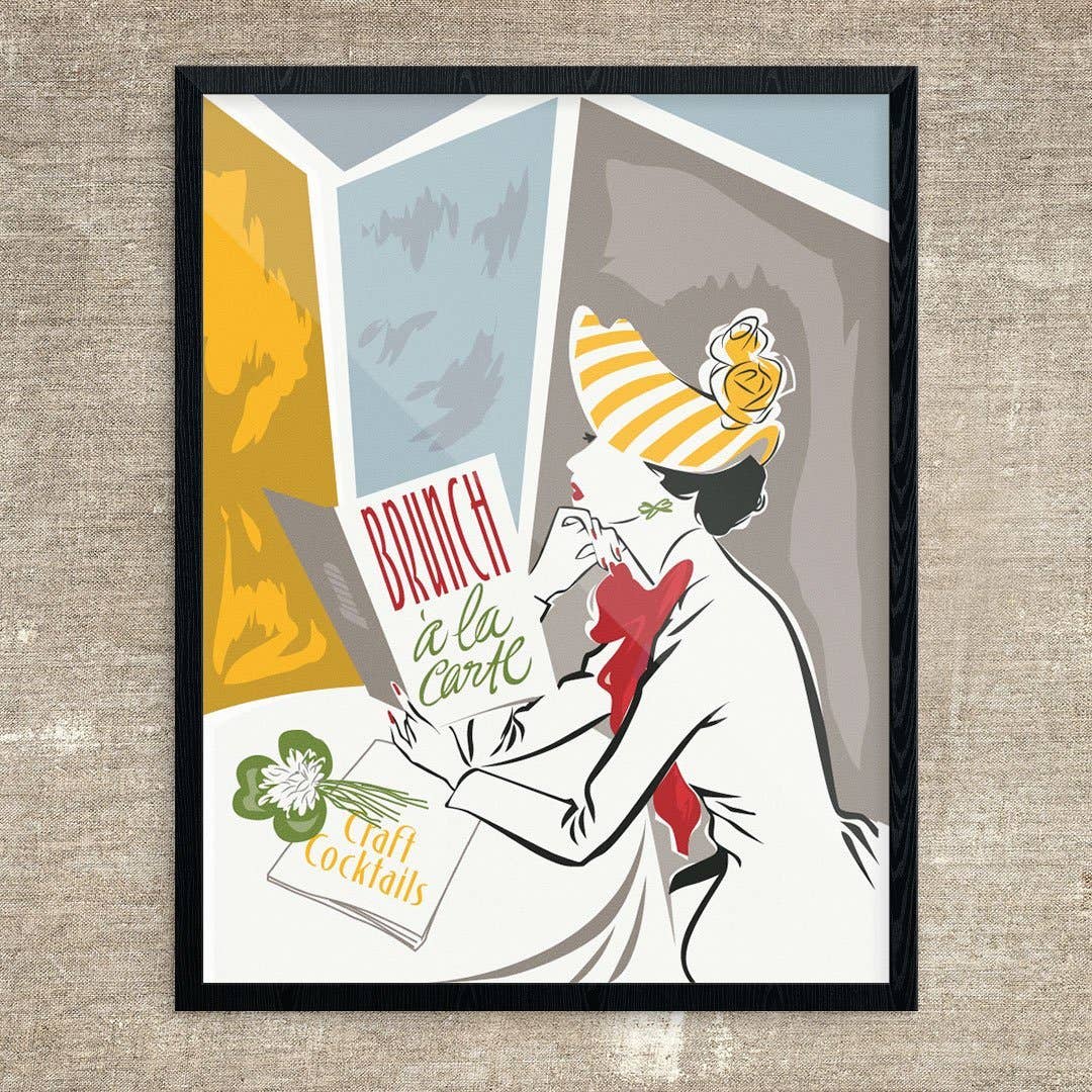 Fridgedoor - Vendita all'ingrosso Biglietti di auguri generici - Elegante biglietto di auguri da brunching da donna, 12,7 x 17,8 cm0