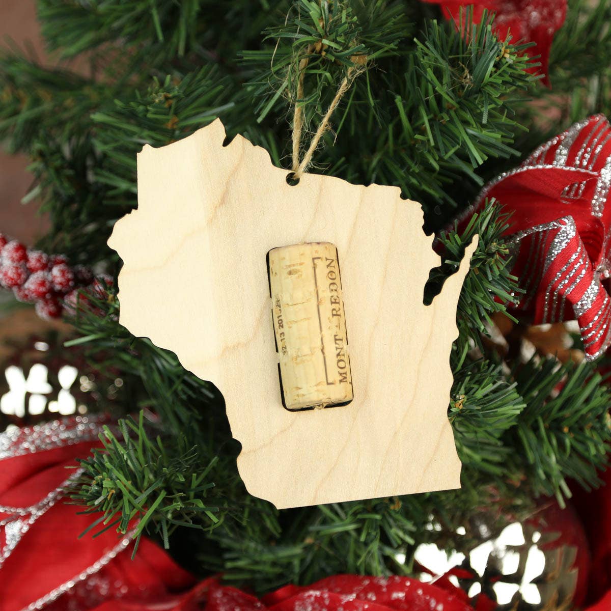 Torched Products - Wholesale Ornament - Wooden Wine Cork Trap Ornaments100