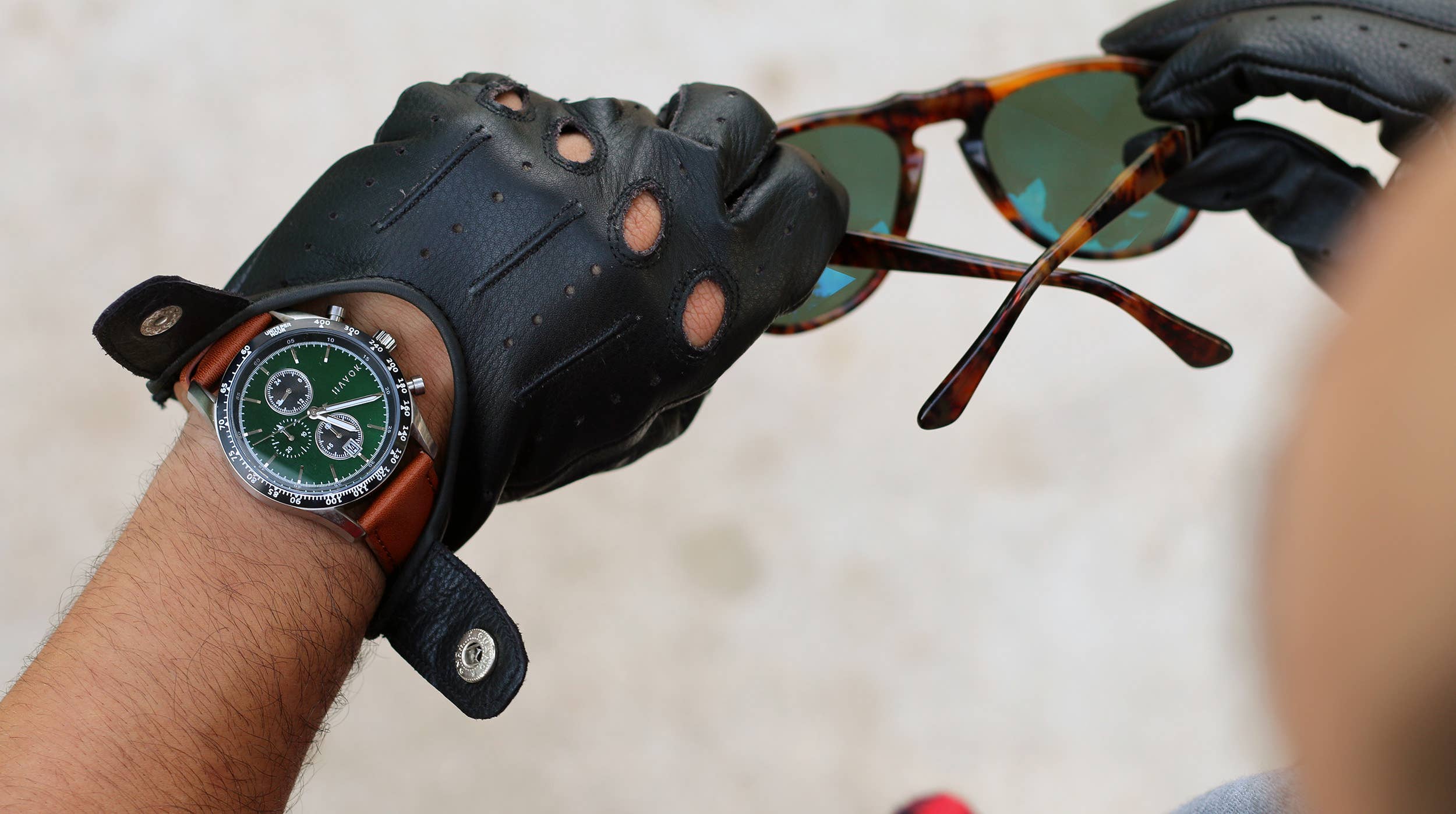 Elliot Havok - Venta al por mayor Reloj de pulsera - Hombre - British Green Racer - Cronógrafo (42 mm)5