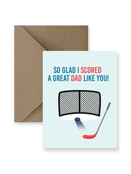 Que bom que marquei um ótimo pai como você! Cartão do Dia dos Pais por atacado de IMPAPER