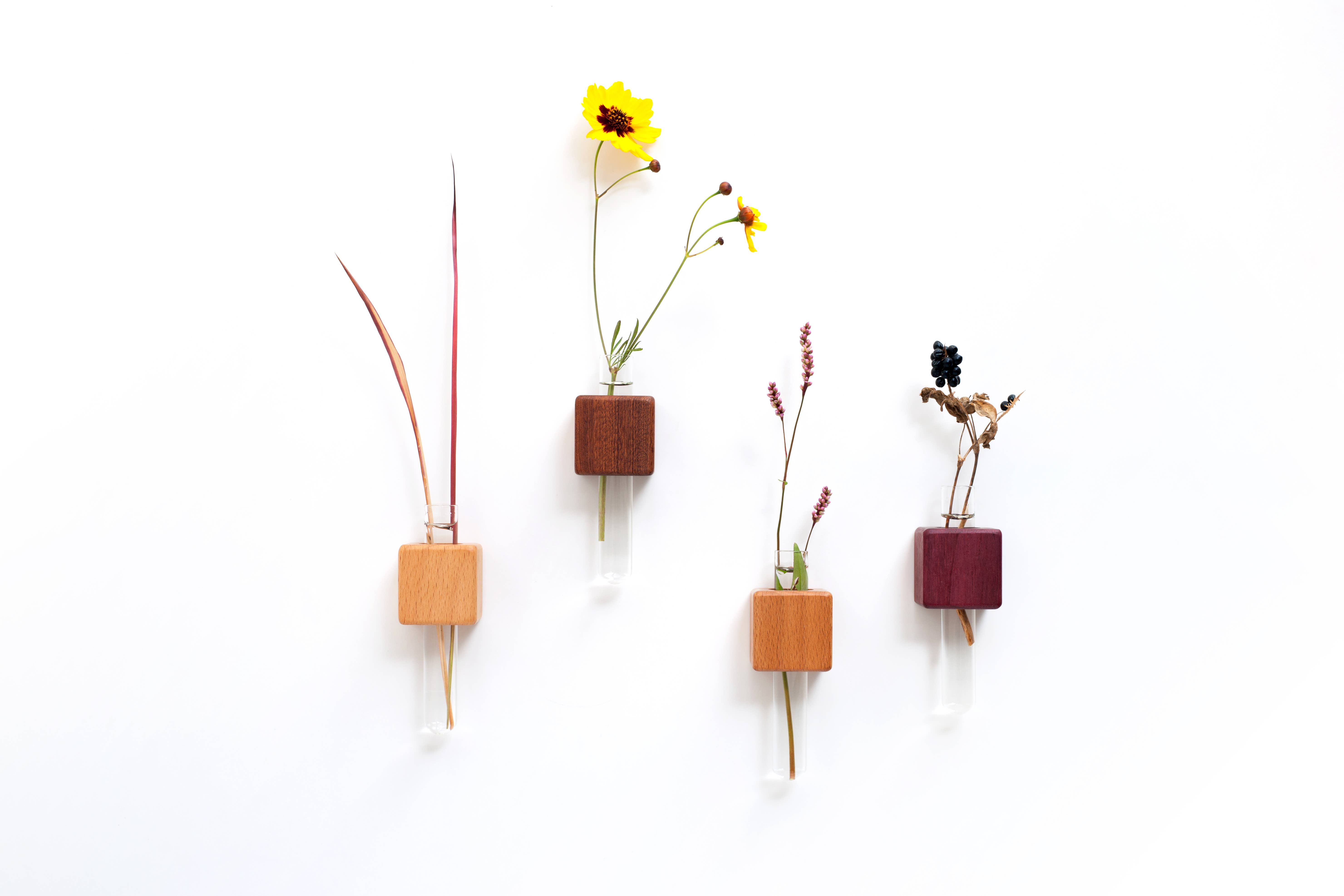 FUNNYFISH - Wholesale Vaas - Smart Magnet Vaas - Kubussen (Gemengd, set van 3)6