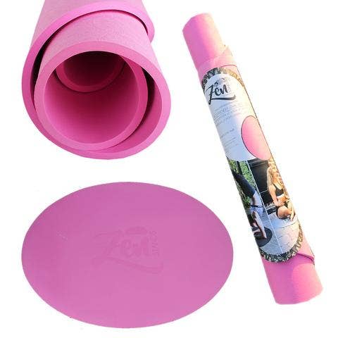 Woombie - Wholesale Yoga Mat - OvalZenStands Meditation/ Yoga Mats & Social Distancing Cues8