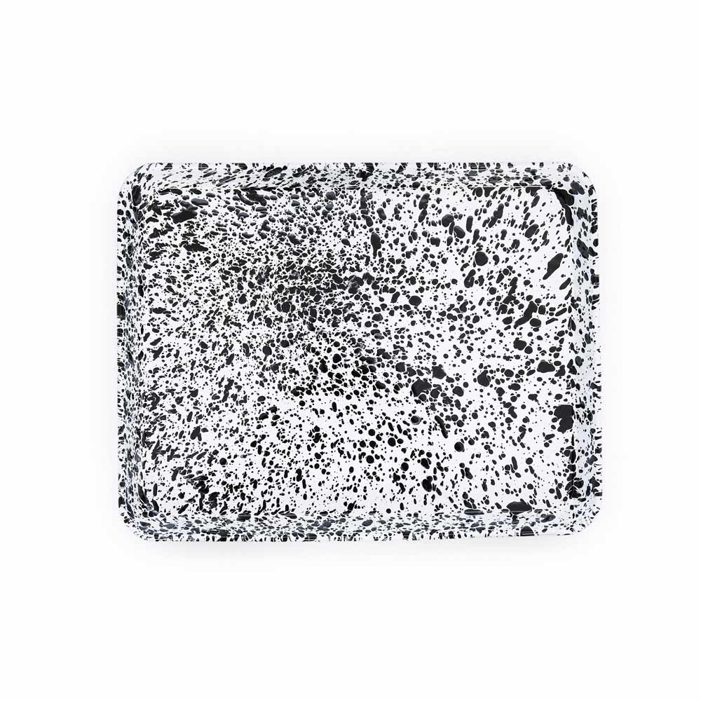 Crow Canyon Home - Wholesale Baking Sheet/Mat - Splatter Enamelware Large Rectangle/Jelly Roll Tray