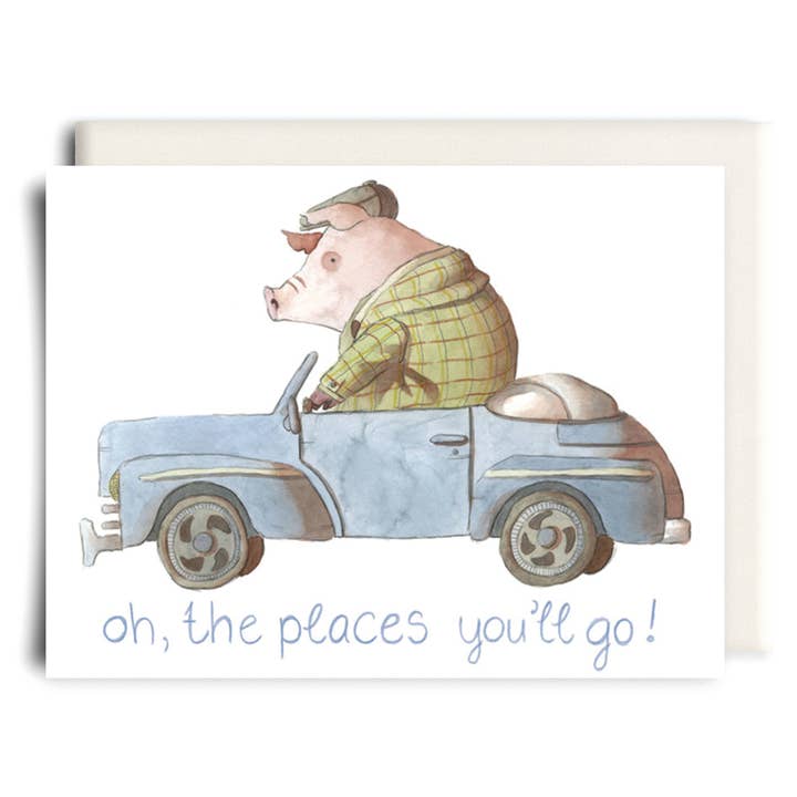 Oh the Places You'll Go | Graduation Greeting Card for wholesale by Inkwell Cards