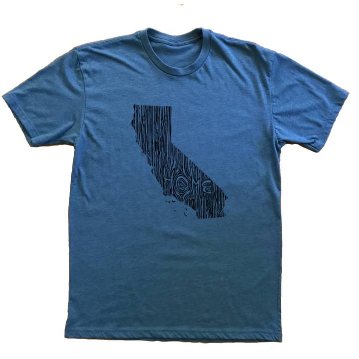 XGG — Camiseta unissex California Ingrained State por atacado de Ingrained Apparel