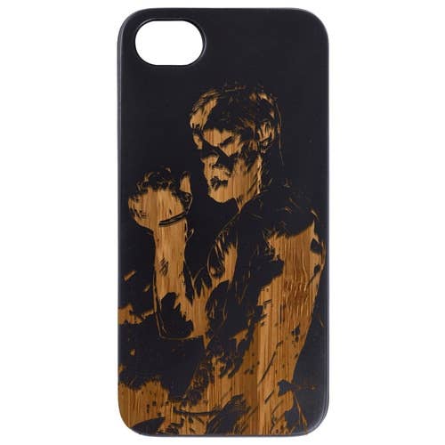 Black Coated Bamboo Wood - Conor McGregor Engraved for wholesale by OTTO CASE