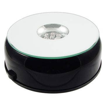 Lighted Rotating Display Bases for wholesale by Lifebeats Gifts