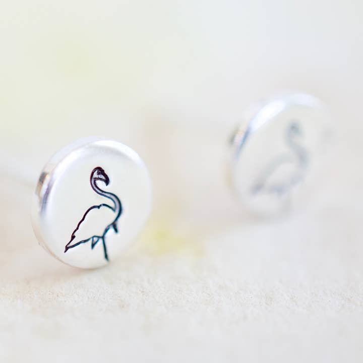 Tesoro Jewelry - Wholesale Stud/Post Earrings - Flamingo Earrings0