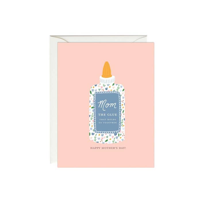 Paula & Waffle - Wholesale Mother's Day Card - Mother's Day Mom Glue Card