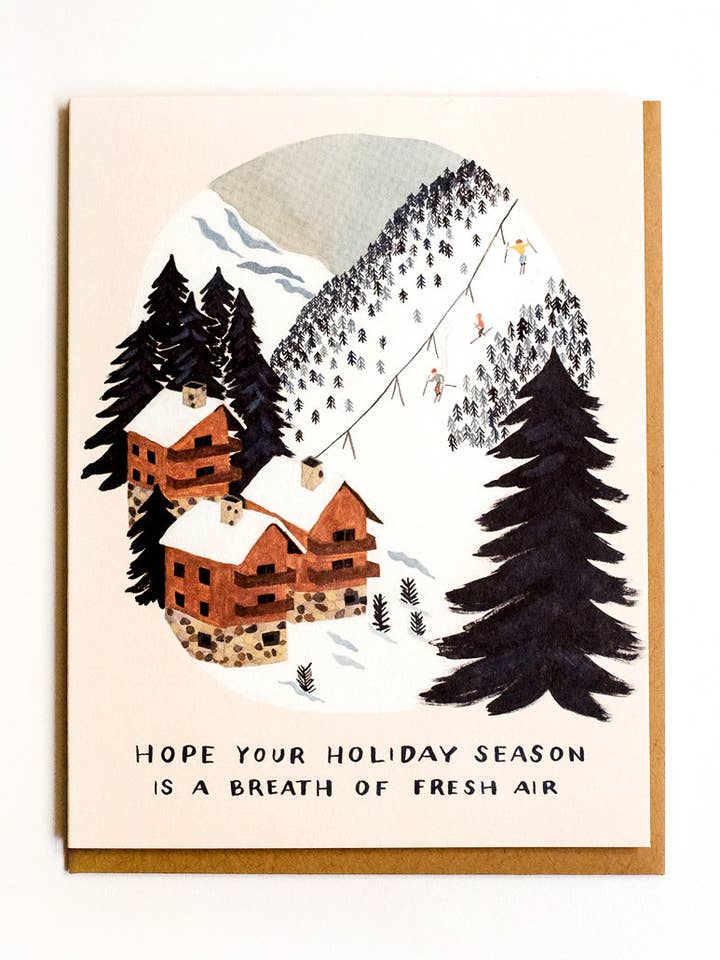 Ski Resort Card for wholesale by Small Adventure