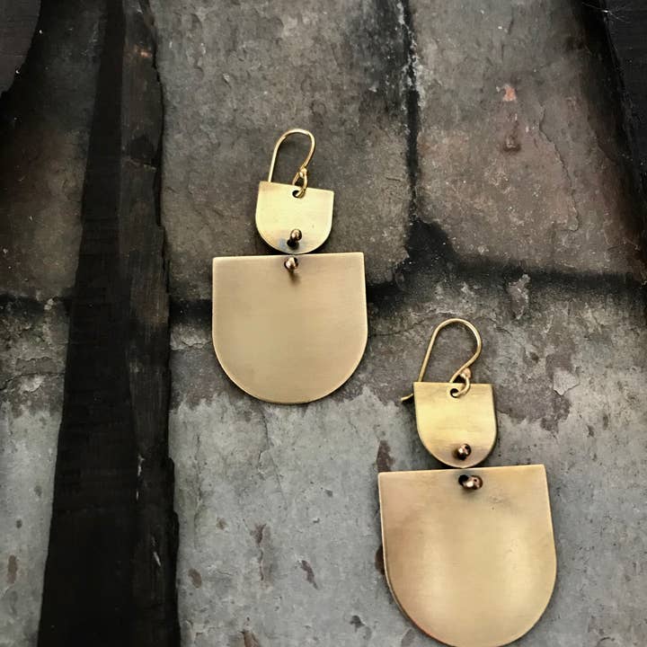 Two of Cups Earrings for wholesale by Tiny Anvil