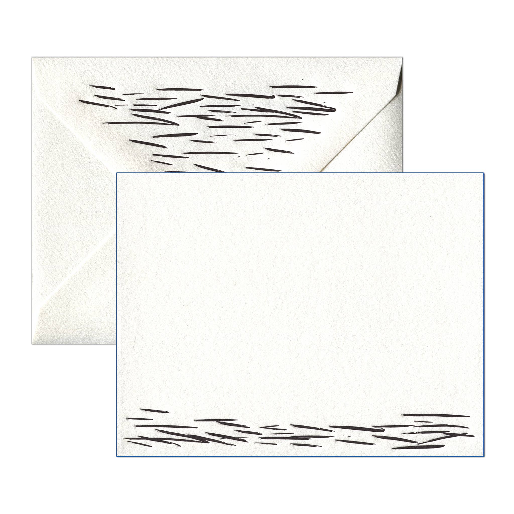 INK MEETS PAPER - Wholesale Stationery/Notecard Set - Waves - social stationery (Boxed Set of Eight Flat)2