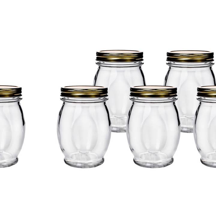 27.5 oz Orto Glass Canning Jar and Lid for wholesale by Amici Home