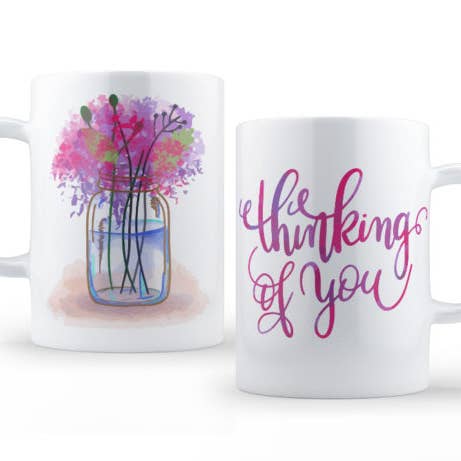 Thinking Of You Coffee Mug for wholesale by Quotable Life