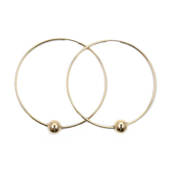 Sphere Hoops für den Großhandel von Bent by Courtney