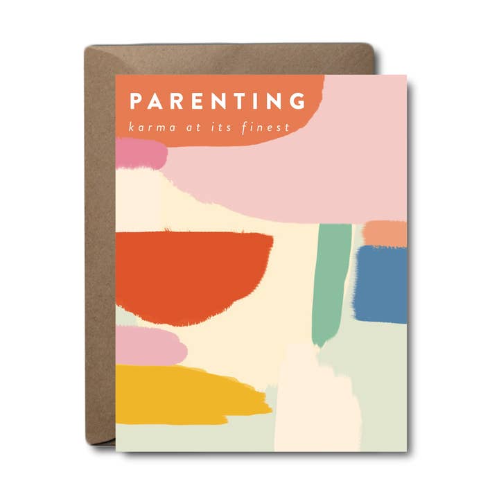 Forældre Karma Baby Lykønskningskort for engroshandel hos Black Lab Studio