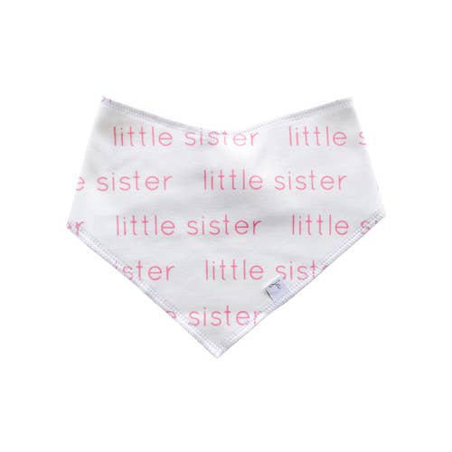 Organic Bandana Bib - little sister for wholesale by Jennifer Ann