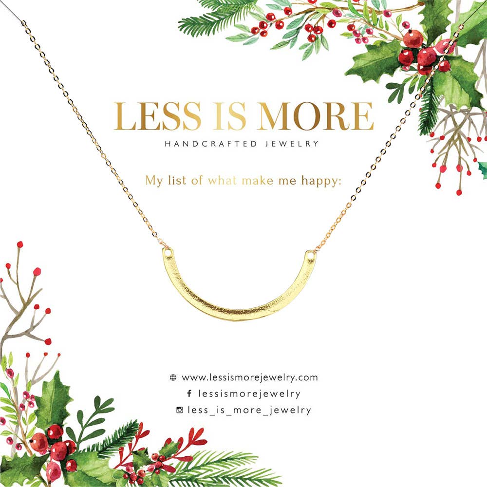 Less is More - Wholesale Pendant/Charm Necklace - Smile Necklace0
