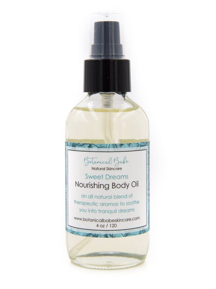 Sweet Dreams Nourishing Body Oil for wholesale by Botanical Babe Natural Skincare