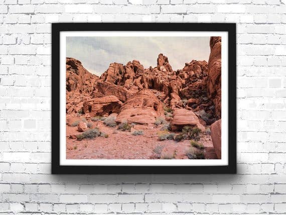 The National Anthem - Wholesale Art Print - 8” x 10” Desert Rocks Art Print0