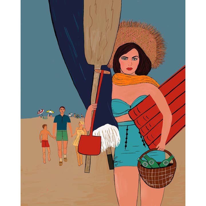 B—16 x 20 Gallery Wrap Impresión Giclée — Día libre de la mamá para venta al por mayor de Maggie McFarland Design-Lulu LaRock