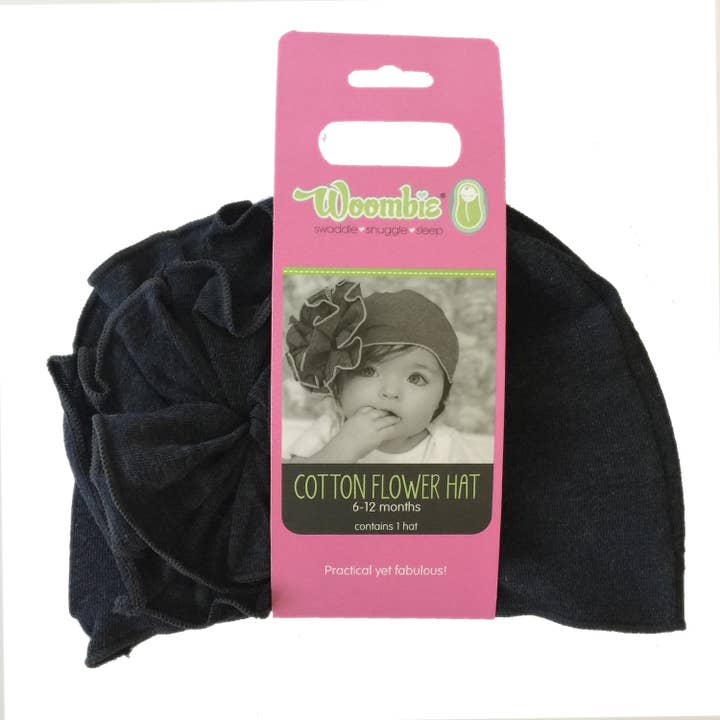 Woombie - Wholesale Newborn/Knit Hat - Baby - Cotton Flower Hats and Baba Hats, 5 colors