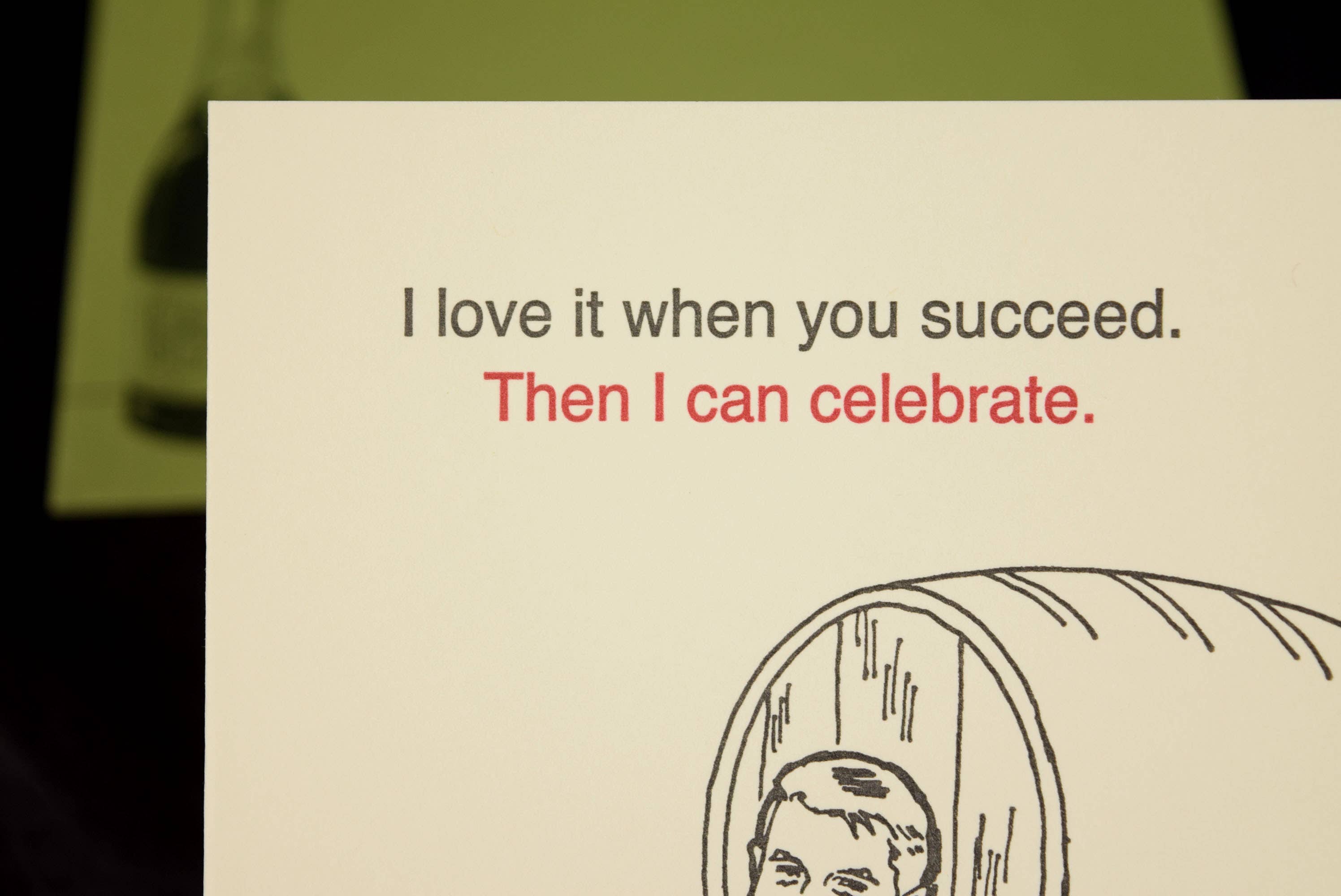 Oddball Press LLC - Wholesale Congratulations Card - Succeed Card1
