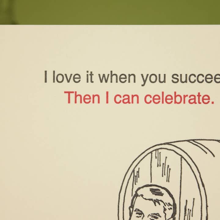 Oddball Press LLC - Wholesale Congratulations Card - Succeed Card1