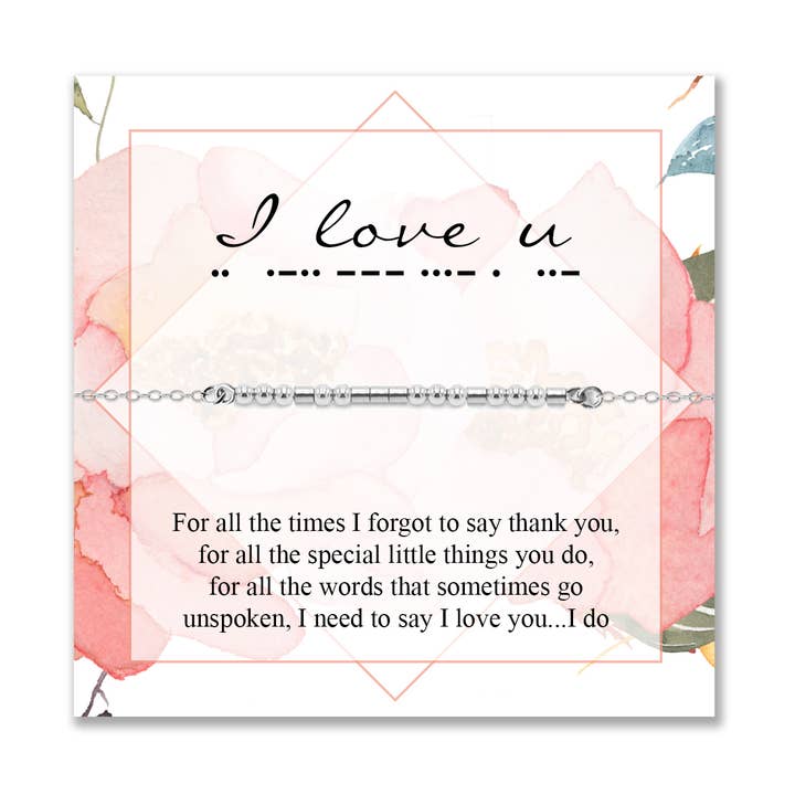 Pulseira “Eu te amo” - Mensagem #9 por atacado de CA Souls