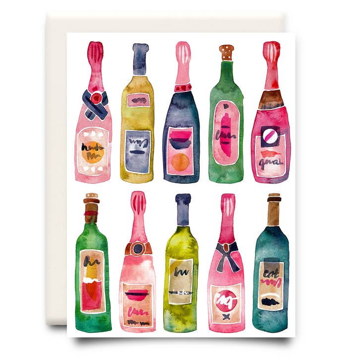 Champagne | Greeting Card for wholesale by Inkwell Cards