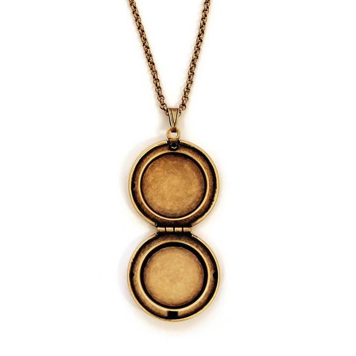 Dearest Mine - Wholesale Locket Necklace - Three Little Birds Photo Locket Necklace1