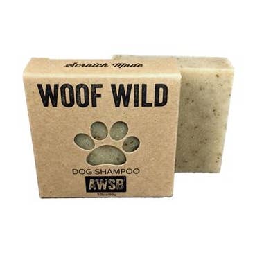 Woof Wild Dog Shampoo Bar for wholesale by A Wild Soap Bar
