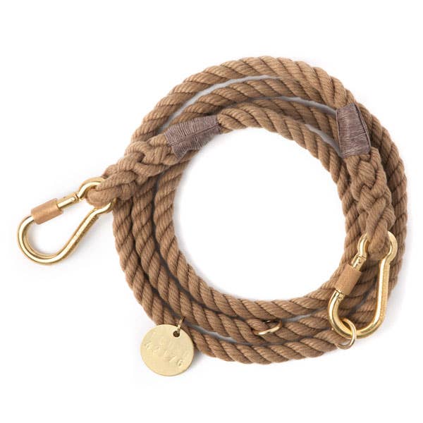 Found My Animal - Wholesale Pet leash – Dog - Original Adjustable Dark Tan Rope Dog Leash