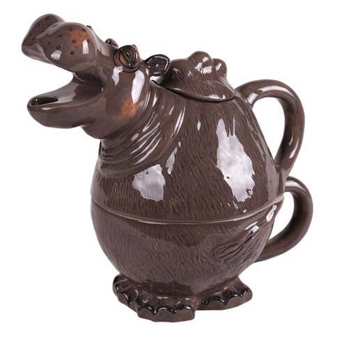 Thé hippo pour un pour la vente par Blue Sky Clayworks