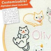 Penguin & Fish – Großhandel Kreuzstich-/Stickzubehör – Kätzchen 8" Stickpackung1