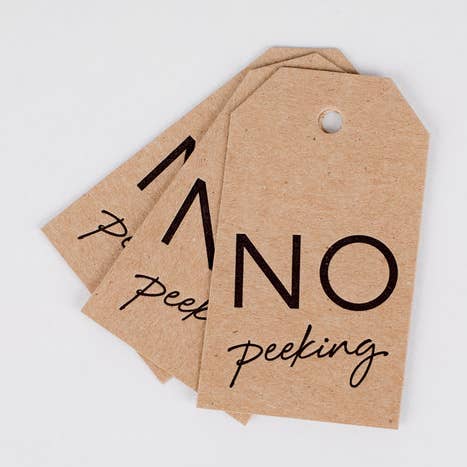 Etiqueta de presente sem espreitar por atacado de Wrinkle & Crease Paper Products