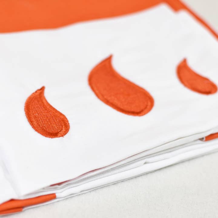 Classic Shams in Orange - King for wholesale by Caché district