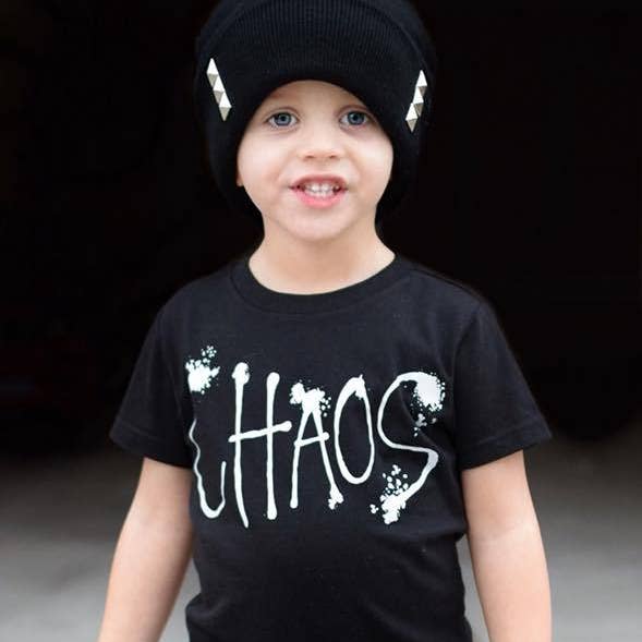 Chaos Kinder-T-Shirt oder Body für den Großhandel von spillthebeansetc