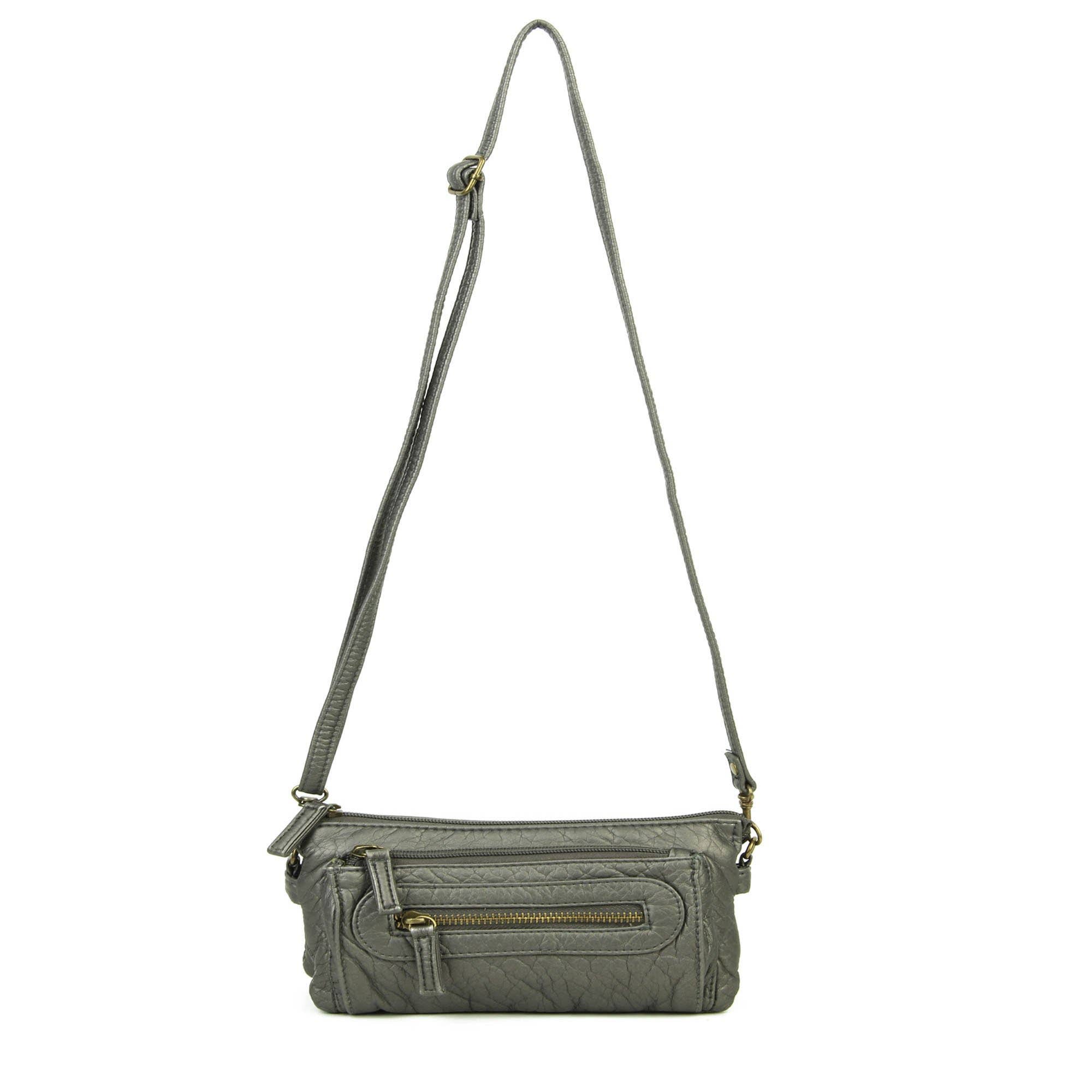 AMPERE CREATIONS - Wholesale Crossbody Bag - Women's - The Anita Soft Vegan Leather 3 in 1 Crossbody Wristlet Bag5