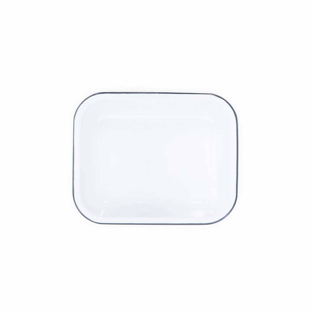 Crow Canyon Home - Wholesale Baking Dish - Vintage Enamelware Small Open Roaster4