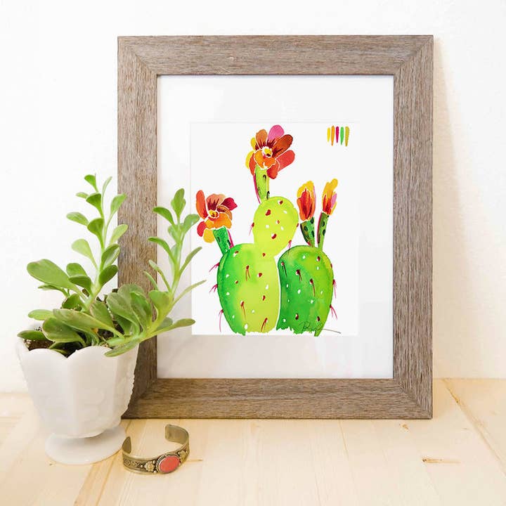 Paige Poppe Art - Wholesale Art Print - "Technicolor Blossoms" Art Print