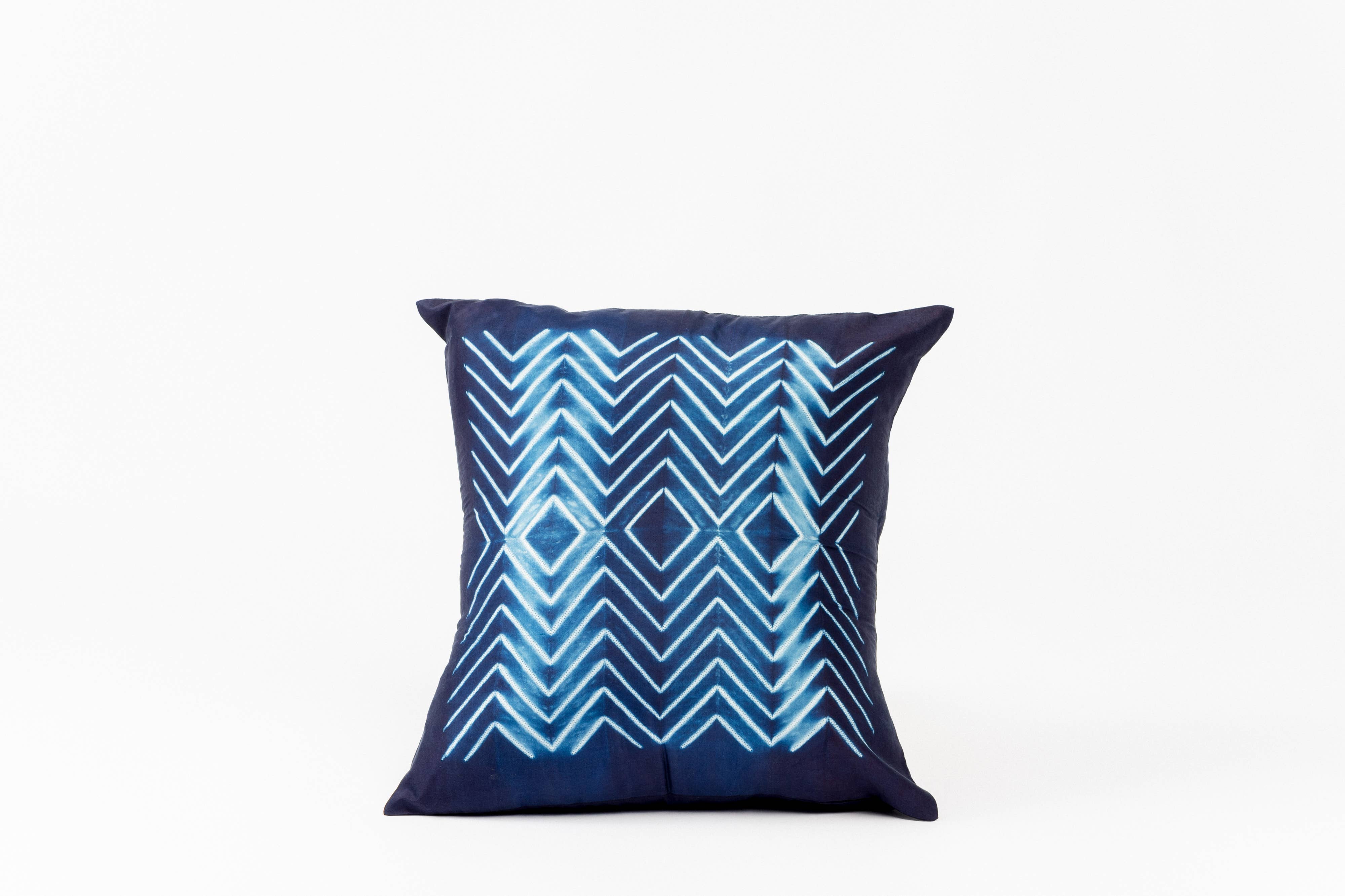 Variously - Wholesale Throw/Decorative Pillow - Naami Indigo Silk Pillow5