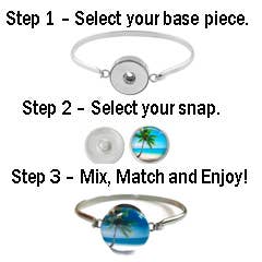 Say It in A Snap Jewelry - Wholesale Individual Charm/Pendant - Valentines Day Be Mine Cupcake Snap for Snap Jewelry1