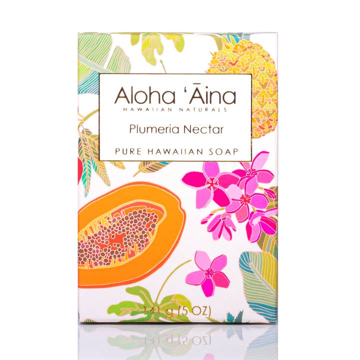 Aloha 'Aina – Plumeria Nectar Pure Bar Soap for wholesale by Maui Soap Co.