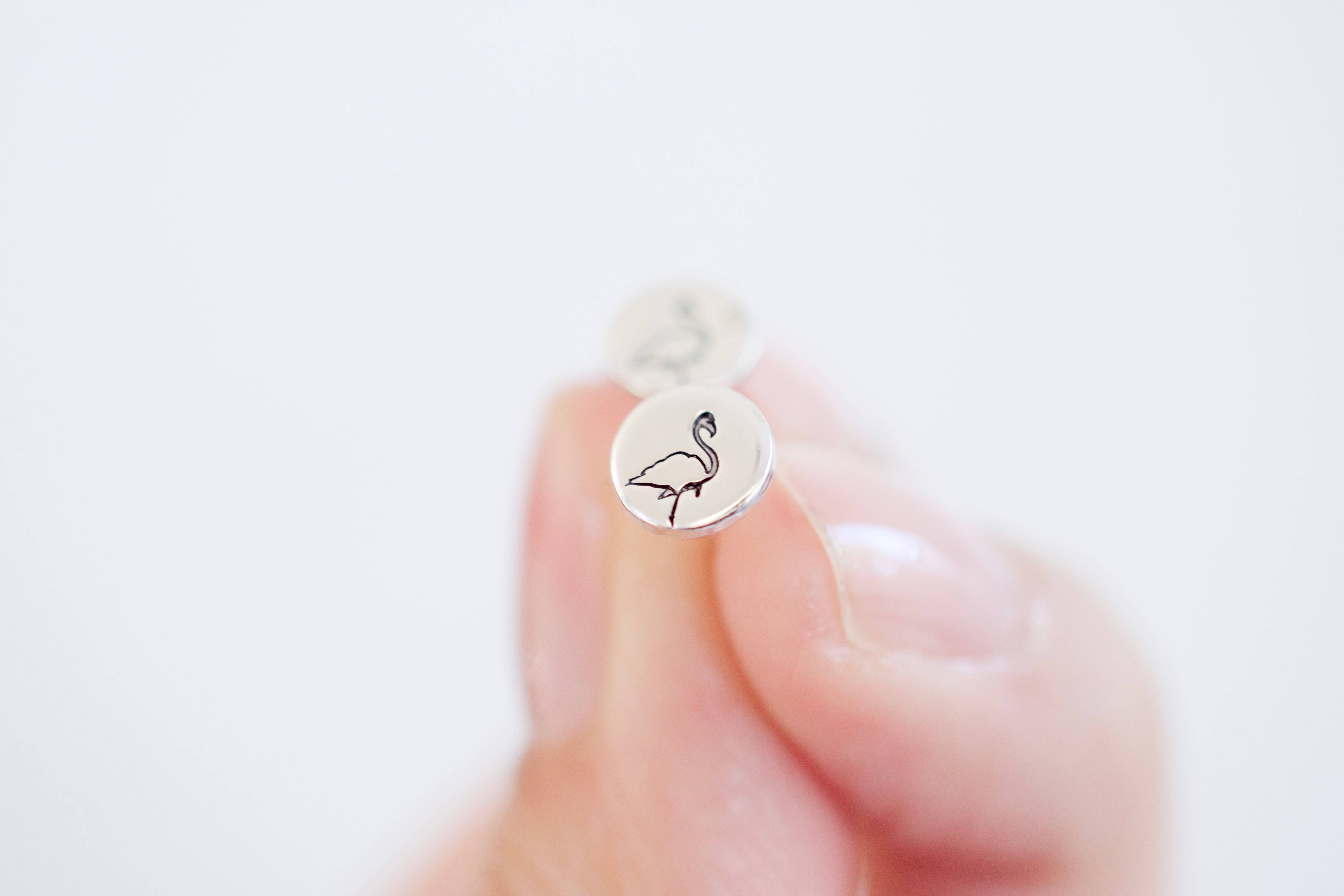 Tesoro Jewelry - Vendita all'ingrosso Orecchini a bottone - Orecchini Fenicottero1