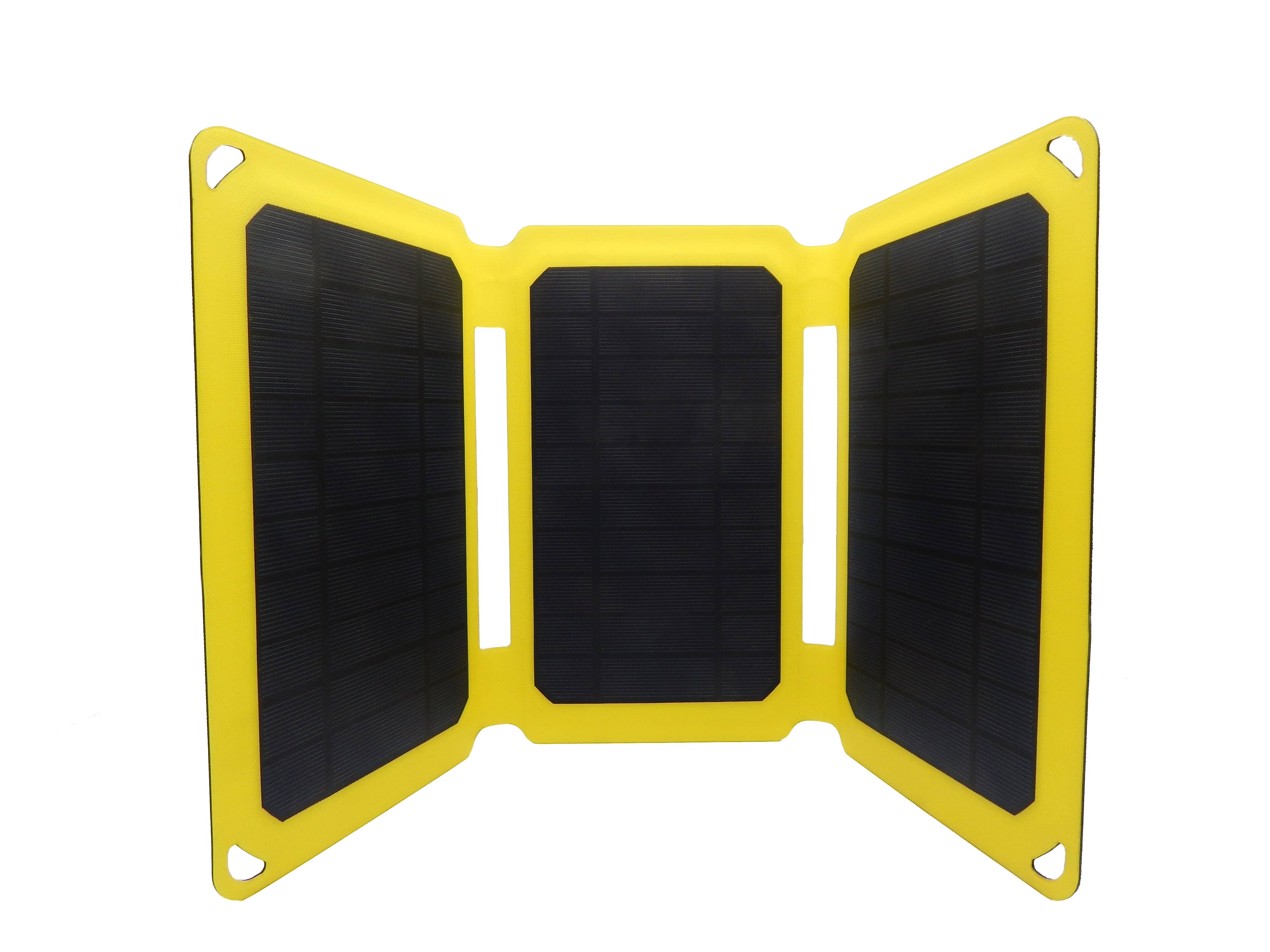 SunJack – Carregador portátil por atacado – Carregador de painel solar portátil SunJack 15W+10k mAh Powerbank1