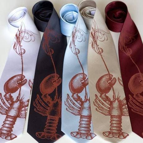Cyberoptix Tie Lab - Wholesale Necktie - Men's - Fancy Lobster Bib Necktie1