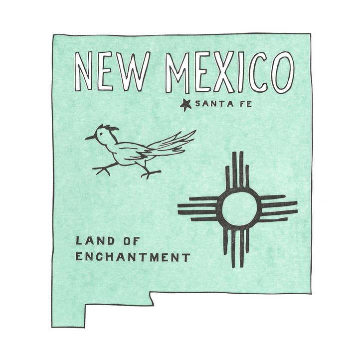New Mexico State Print: Land af fortryllelse for engroshandel hos Power and Light Press
