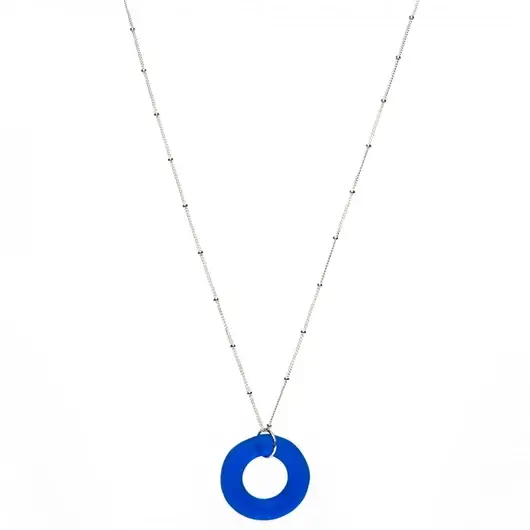 Smart Glass Recycled Jewelry – Colar pingente/pendente por atacado – COLAR ESTILO SEAGLASS SIMPLES8