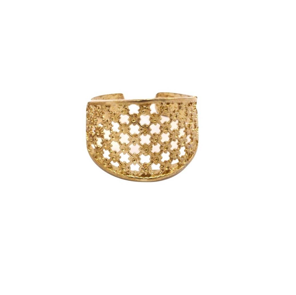 Less is More – Großhandel Cocktail-/Statement-Ring – Mesh-Ring1